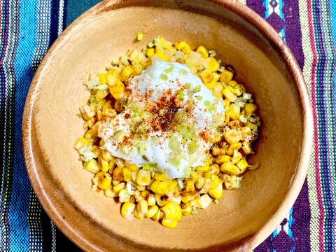 とうもろこしとヨーグルトのサラダ